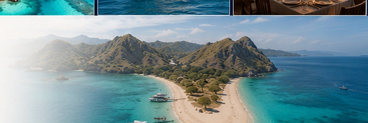 Scenic islands and turquoise waters near Labuan Bajo